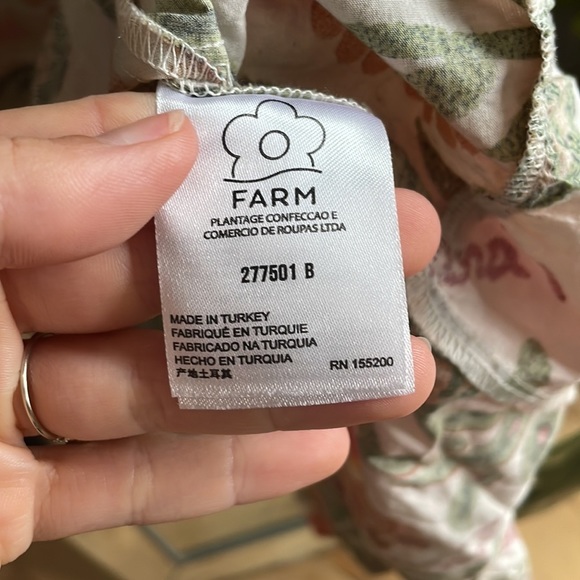 Farm Rio jungle cover up beaded tassels size small - Picture 6 of 7